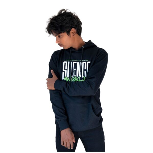 Silence World | Regular Hoodie - Image 2