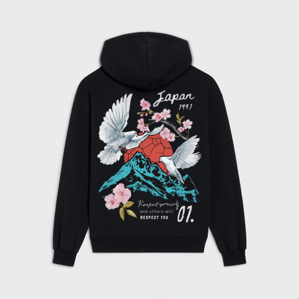 Japan 1997 | Drop-Shoulder Hoodie - Image 2